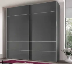 Sonate Lucca Kleiderschrank Glastüren B188 cm