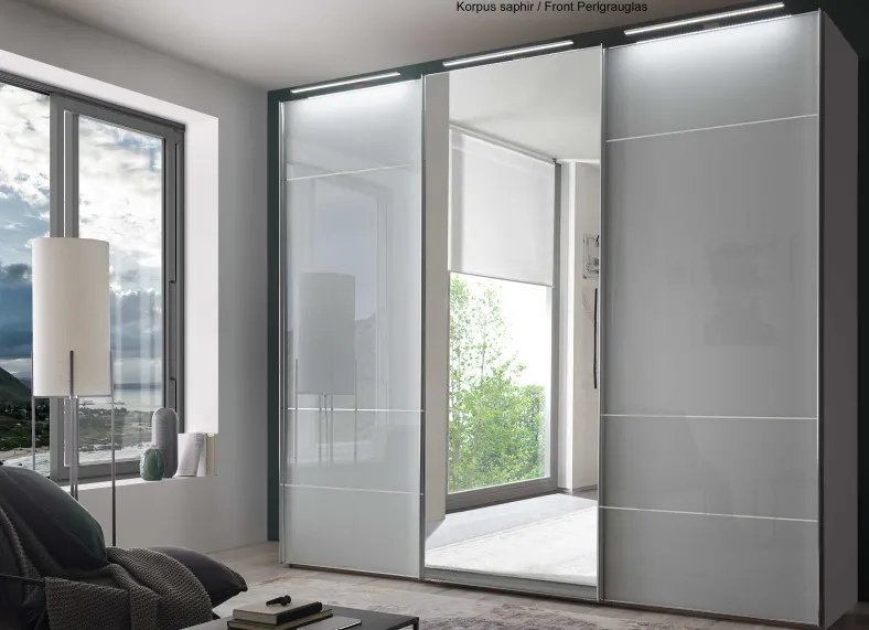 Sonate Lucca Schwebetürenschrank mit Spiegel 300 cm