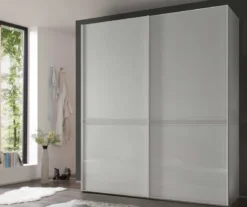 Sonate Pesaro Glas Kleiderschrank B225 cm