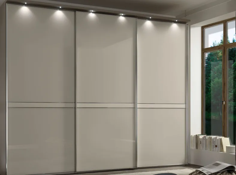Sonate Pesaro Kleiderschrank Glasfront B249 cm