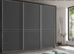 Sonate Pesaro Kleiderschrank mit Glas B336 cm