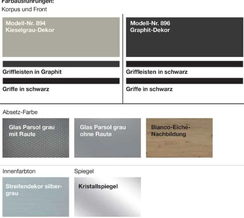 Split Kleiderschrank Glas durchsichtig