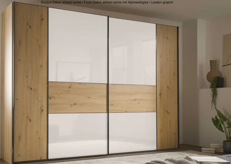 Staud Schwebetürenschrank 2 türig Sonett