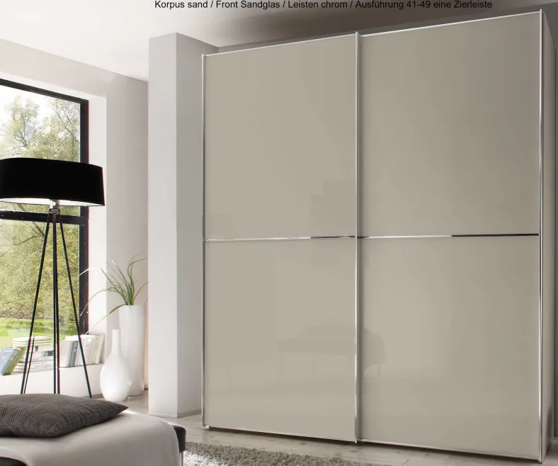 Staud Sinfonie Schwebetürenschrank Glastüren