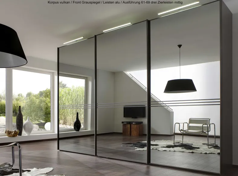 Staud Sinfonie Schwebetürenschrank Glastüren