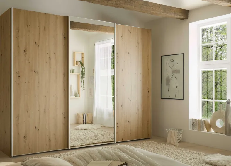 Staud Sinfonie Schwebetürenschrank mit Spiegel