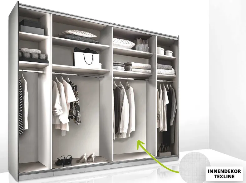 Staud Sonett Schwebetürenschrank mit Spiegel