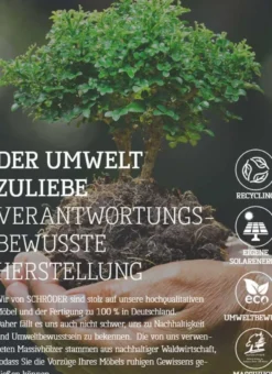Sylt Wohnwand Landhausstil eiche