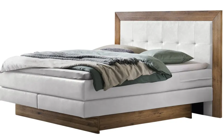 Texas Boxspringbett mit Holz