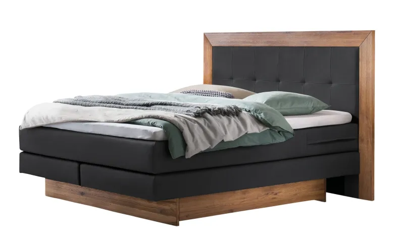 Texas Boxspringbett mit Holz