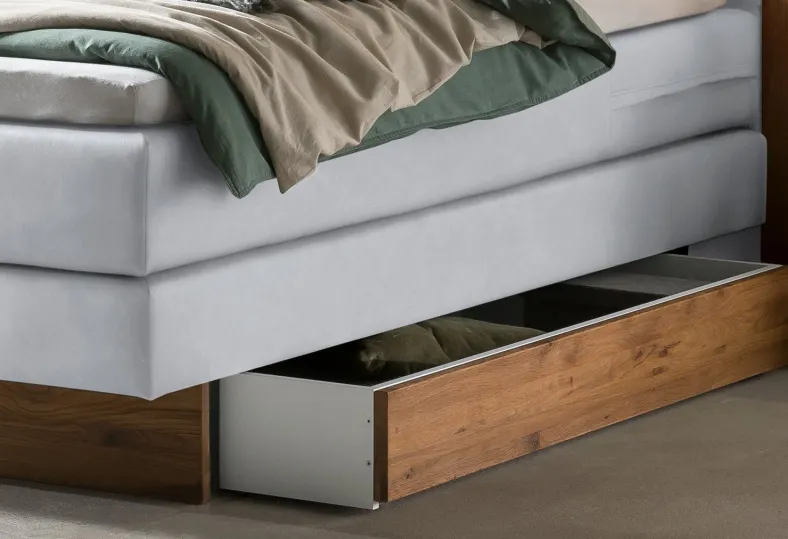 Texas Boxspringbett mit Holz