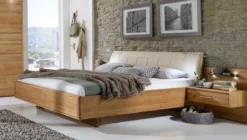 Toledo Bett mit Polsterkopfteil