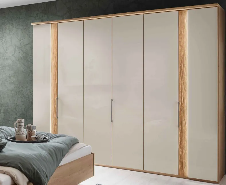 Vancouver Kleiderschrank Glastüren