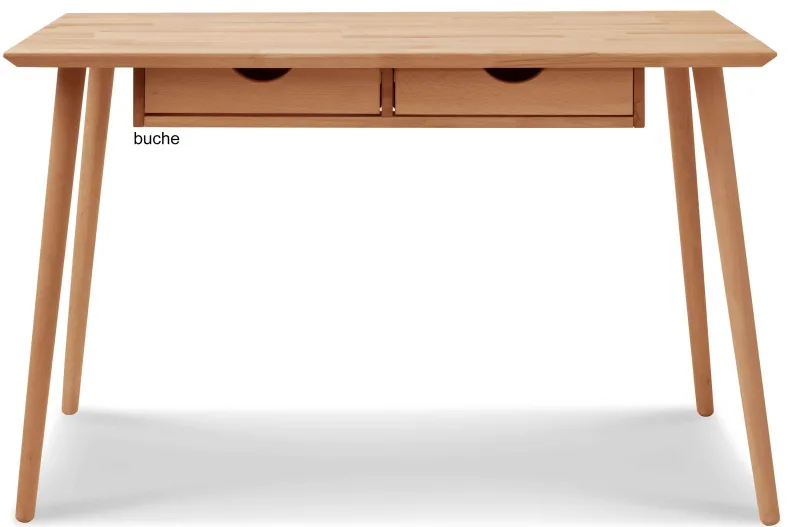 Verona Schreibtisch Holz mit Schubladen