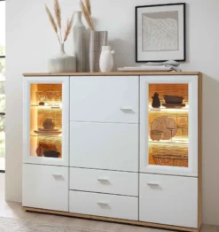 Vilm Highboard Vitrine