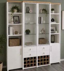 Vitrinenschrank weiß