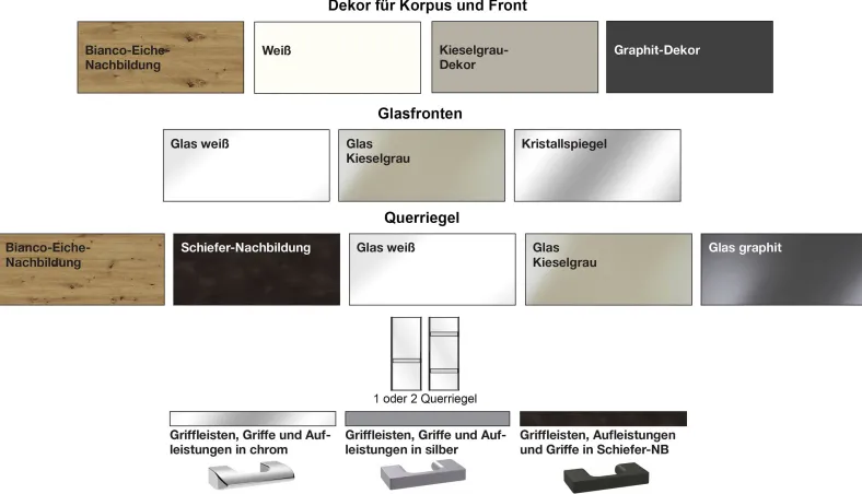 Wiemann Kleiderschrank grau