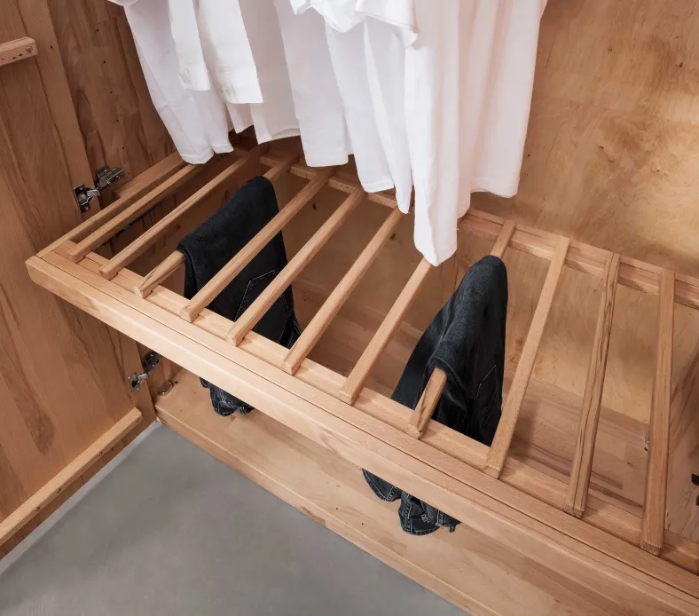 Woodside Kleiderschrank Massivholz