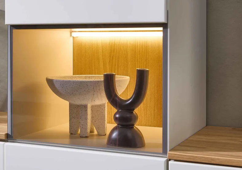 Zudar Highboard mit Apothekerauszug